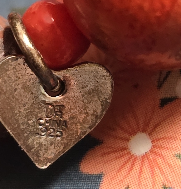 Jay King Coral Bracelet Marked DTR 925 Sterling Mine Finds HSN - Picture 3 of 10